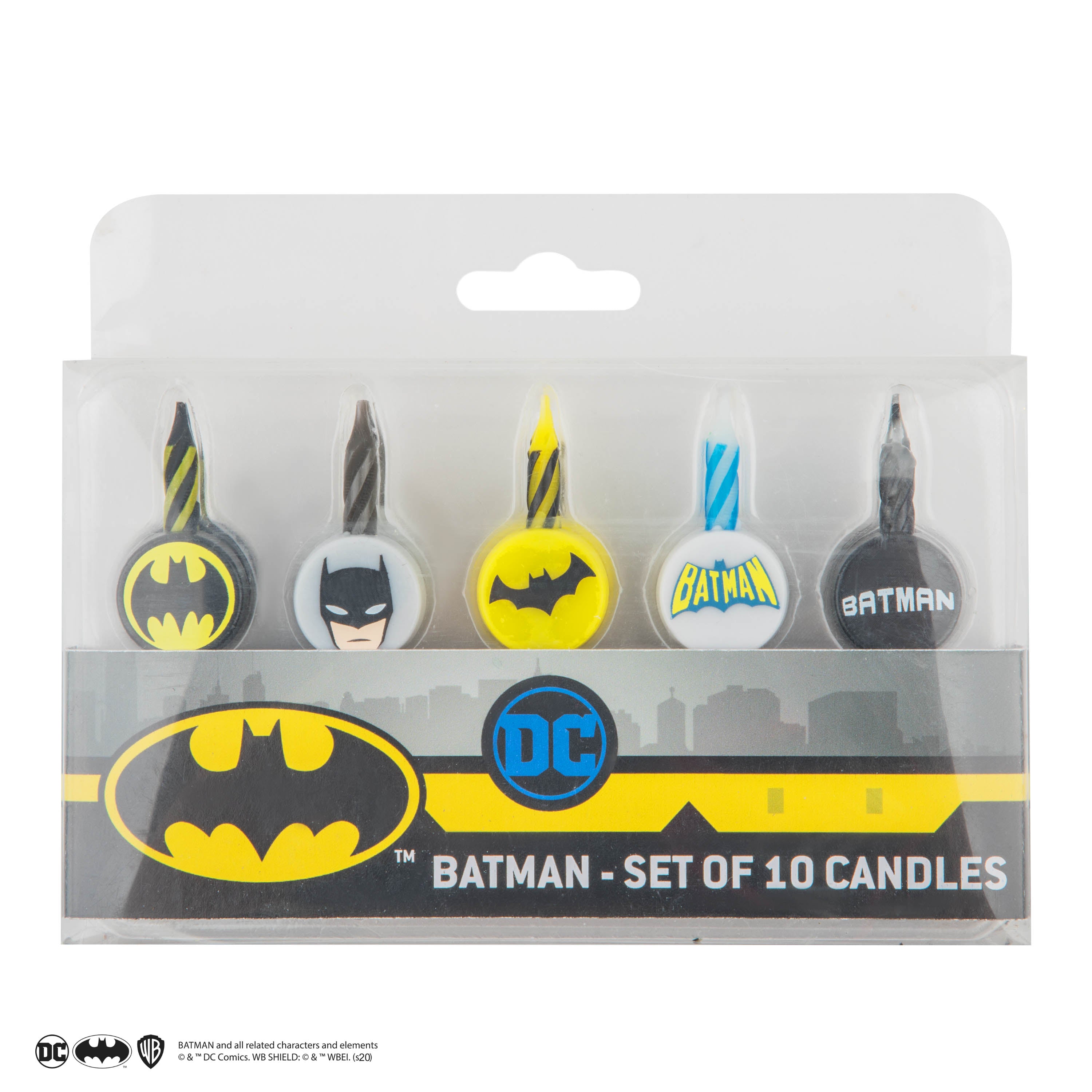 Velas de cumpleaños de Batman (juego de 10) | Cómics de DC | Cinerepli –  Cinereplicas USA