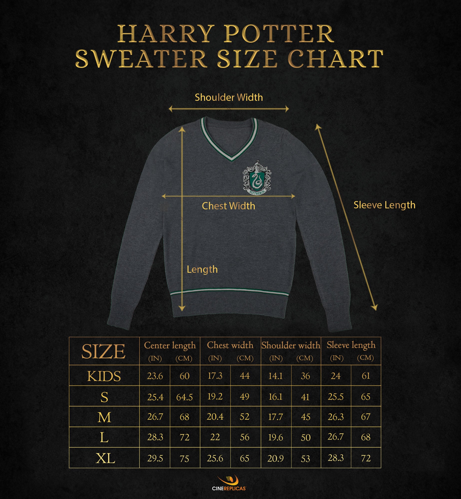 Slytherin Sweater | Potter | Cinereplicas – USA