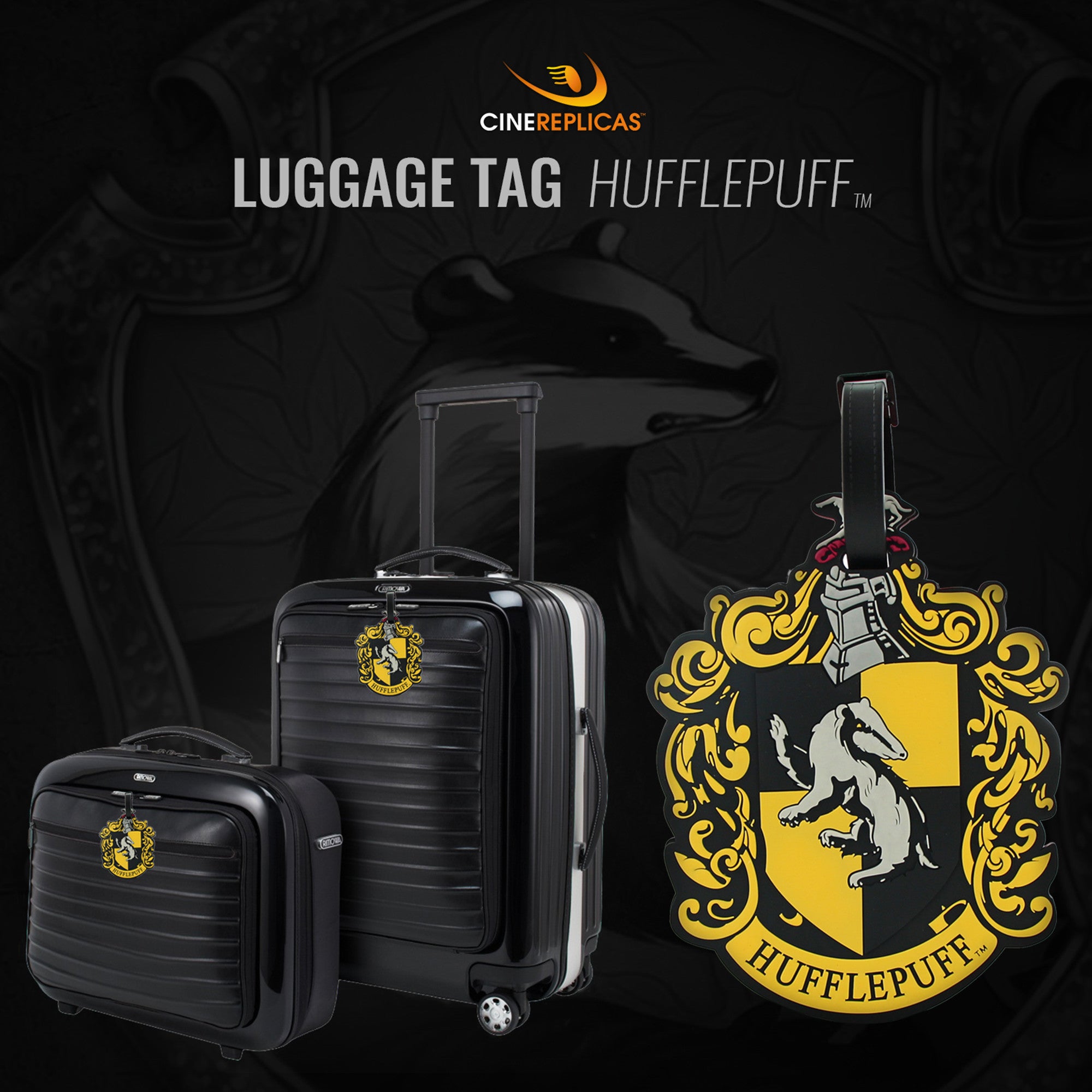 Harry Potter Luggage Tag - Hufflepuff | Cinereplicas ...