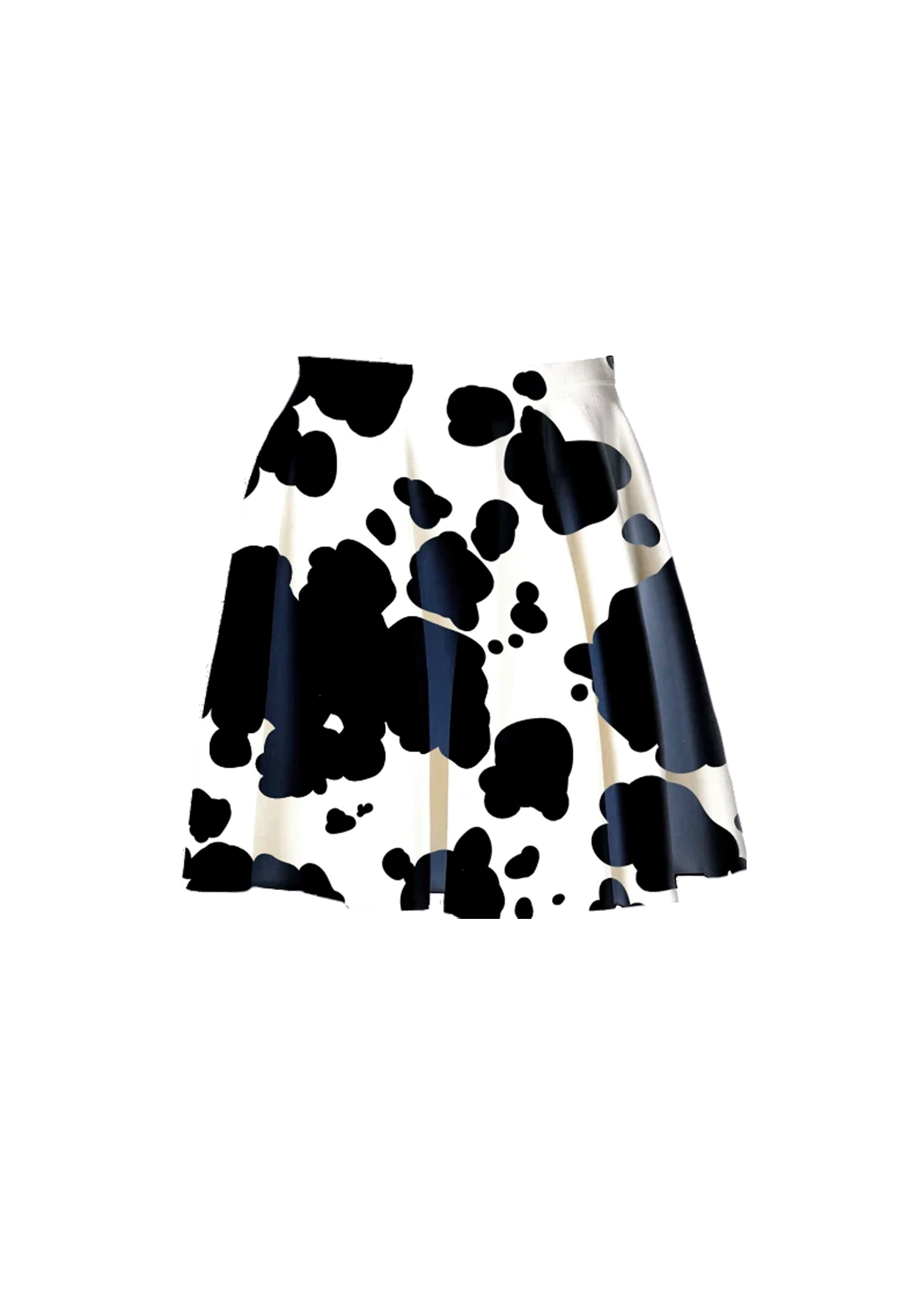 cow print skater skirt - Trash Queen