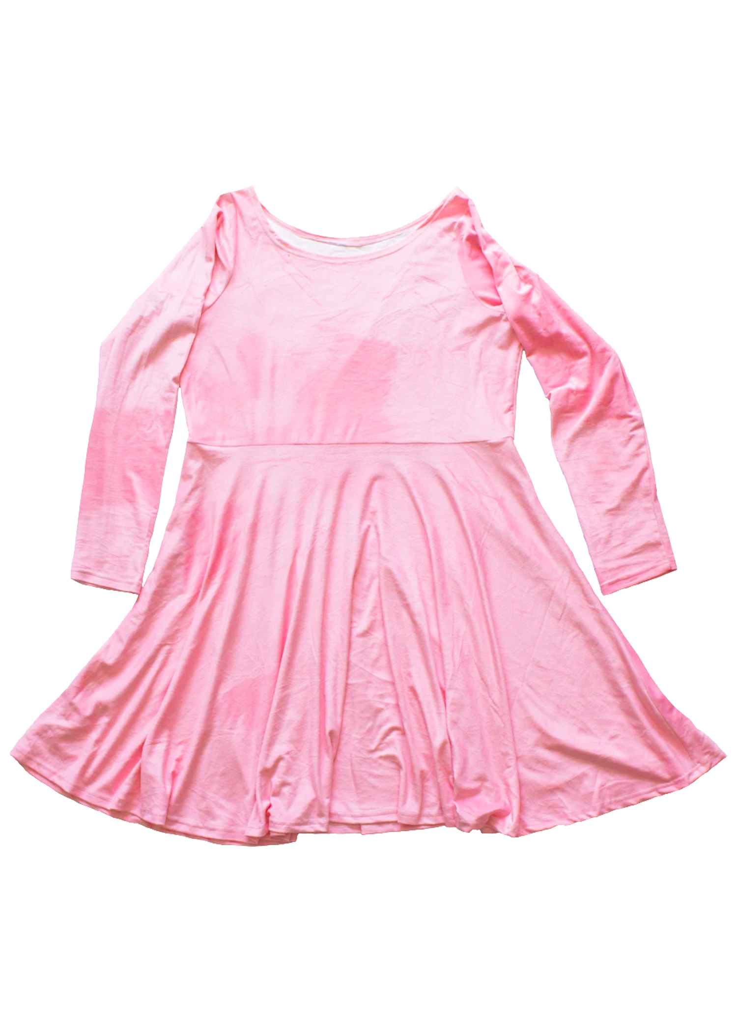 pink velvet skater dress