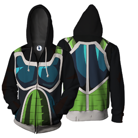 saiyan armor hoodie