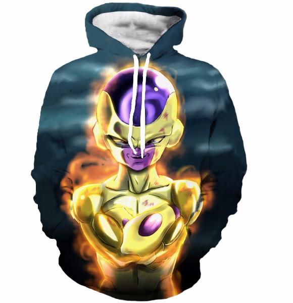 golden frieza hoodie