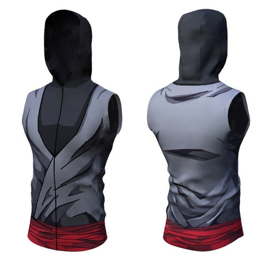 polyester sleeveless hoodie