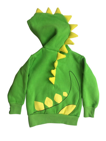 green dinosaur hoodie