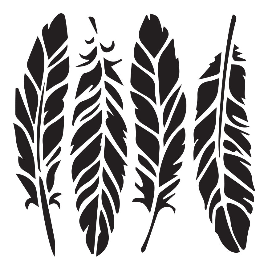 feathers-10-mil-clear-mylar-reusable-stencil-pattern-go-stencil