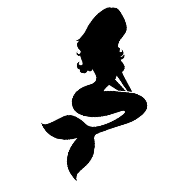 Mermaid - High Quality Reusable Stencil on 10 mil Mylar – Go Stencil