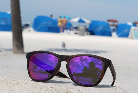 Fuse 3 Rooker Cosmic Purple Lenses on the beach
