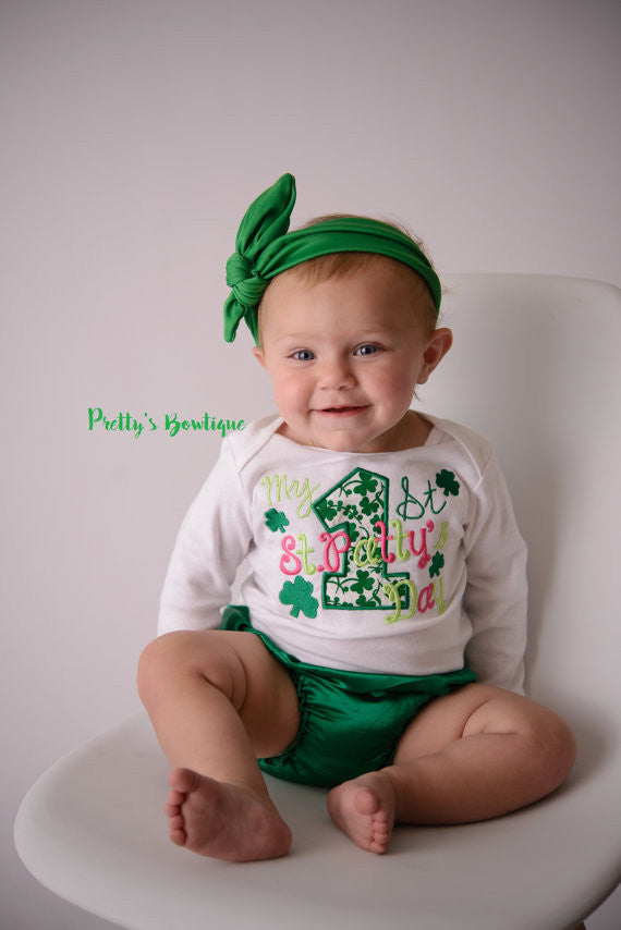 baby girl st patricks outfit