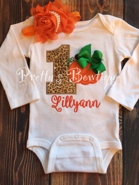 pumpkin baby girl outfit