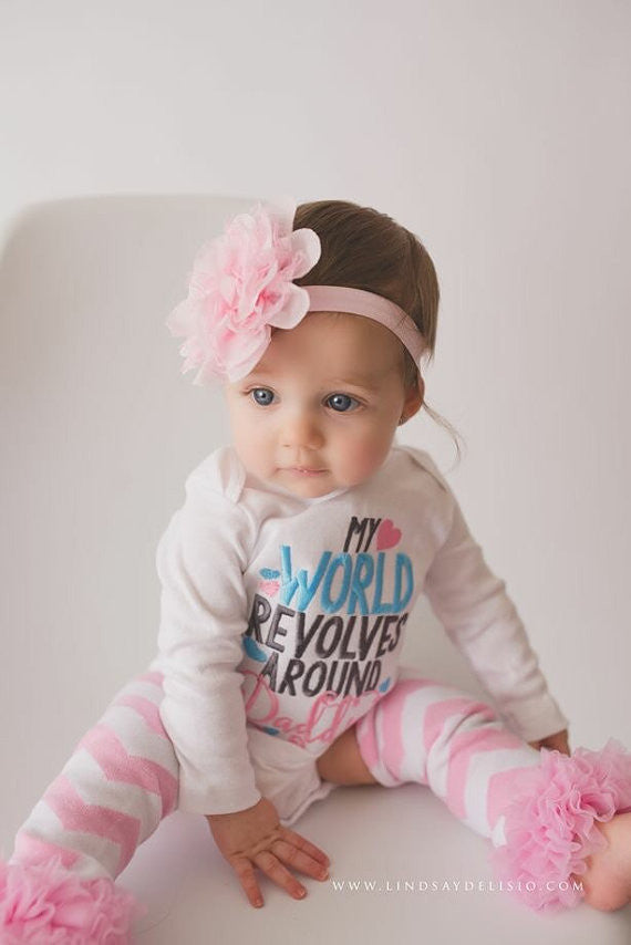 My world revolves around daddy outfit for Newborn, Baby Girl & Kids –  3-Piece Set for Daddy | Pretty's Bowtique