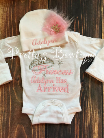 custom baby girl coming home outfit