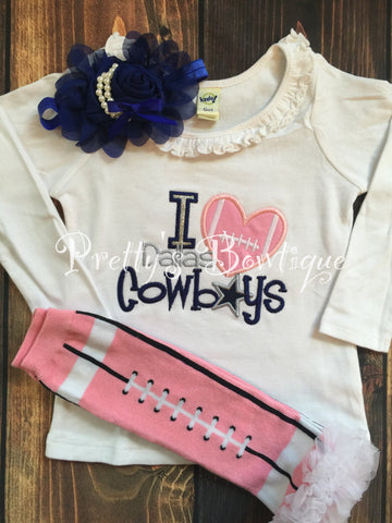 baby girl dallas cowboy outfit