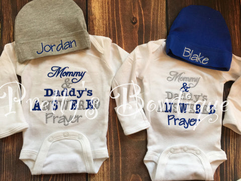 newborn twin boy and girl outfits