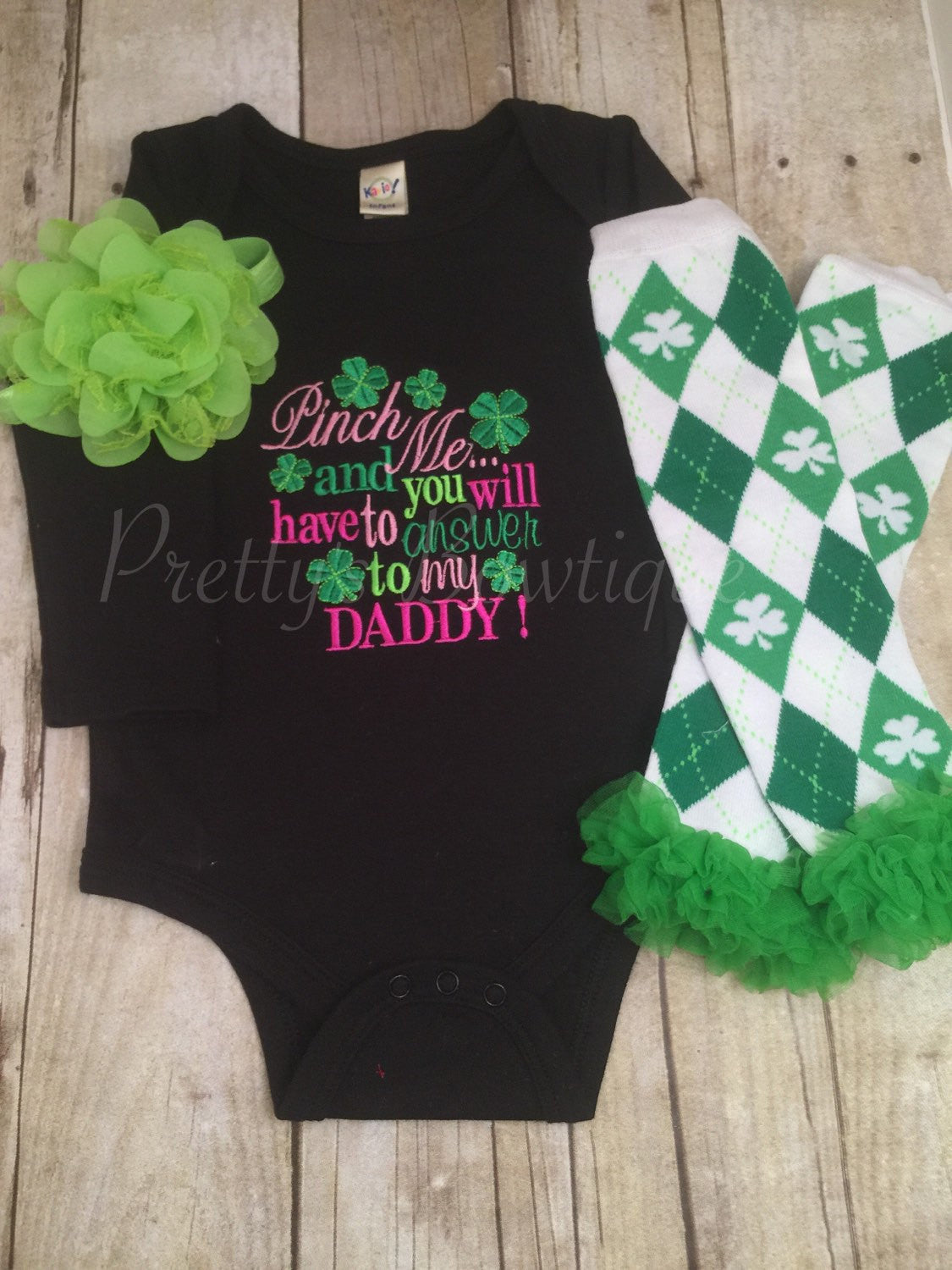 first st patrick's day onesie