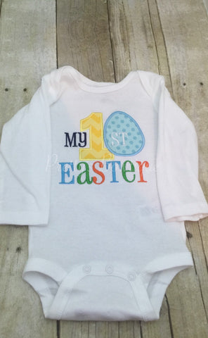 my 1st easter outfit boy