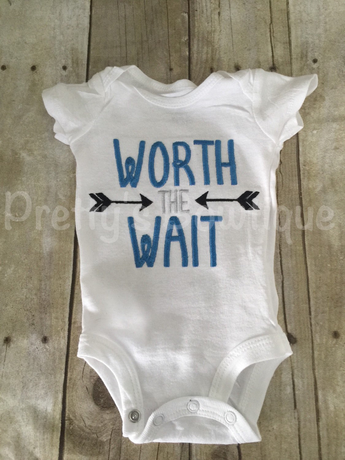 worth the wait baby boy outfit