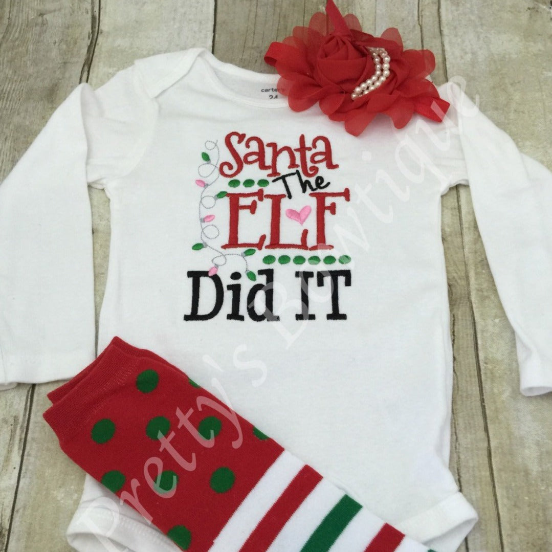 baby girl elf outfit