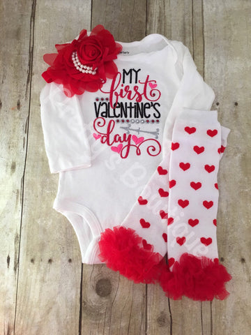 valentines day shirt for baby girl