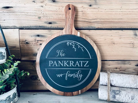 Family Farm Cutting Board - Personalized Kitchen Gift