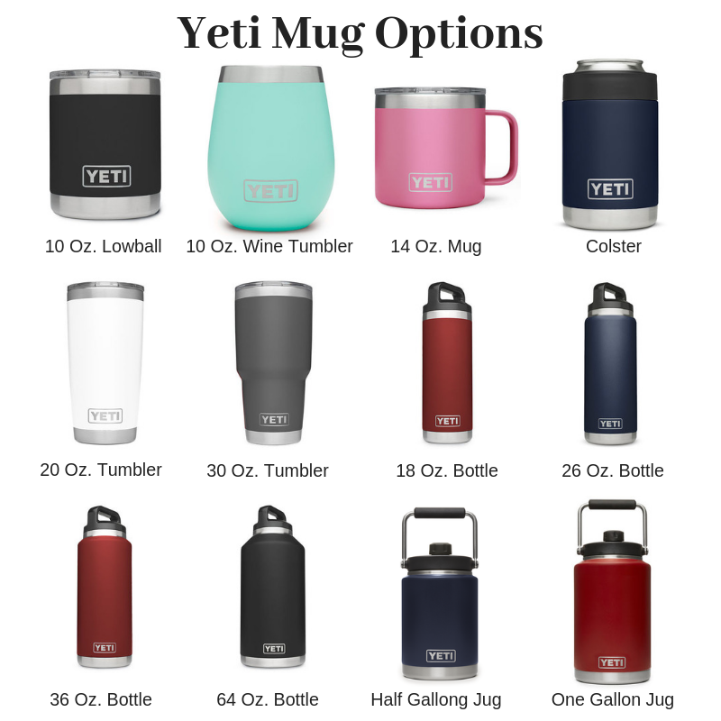 personalized yetis