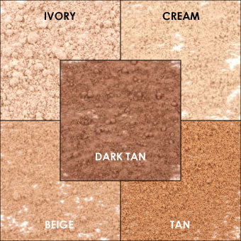 Silk Oil Of Morocco Mineral Powder Foundation colour chart