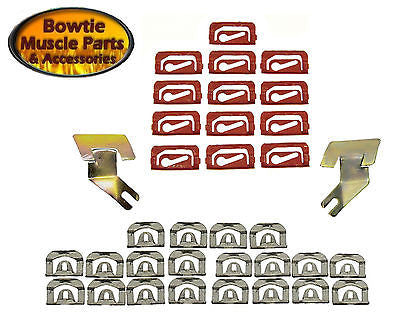 1968-1972 Chevrolet Front Or Rear Windshield Molding Clip Kit KMC-270067