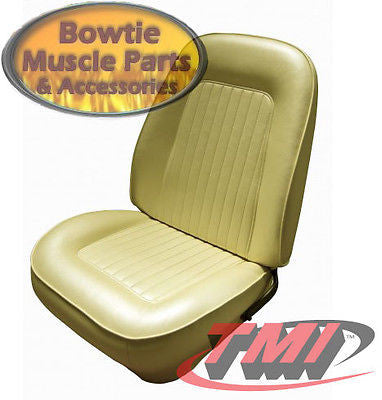 67 68 Camaro Tmi Sport Bolstered Front Rear Std Bucket Seats Foam Bowtiemuscleparts