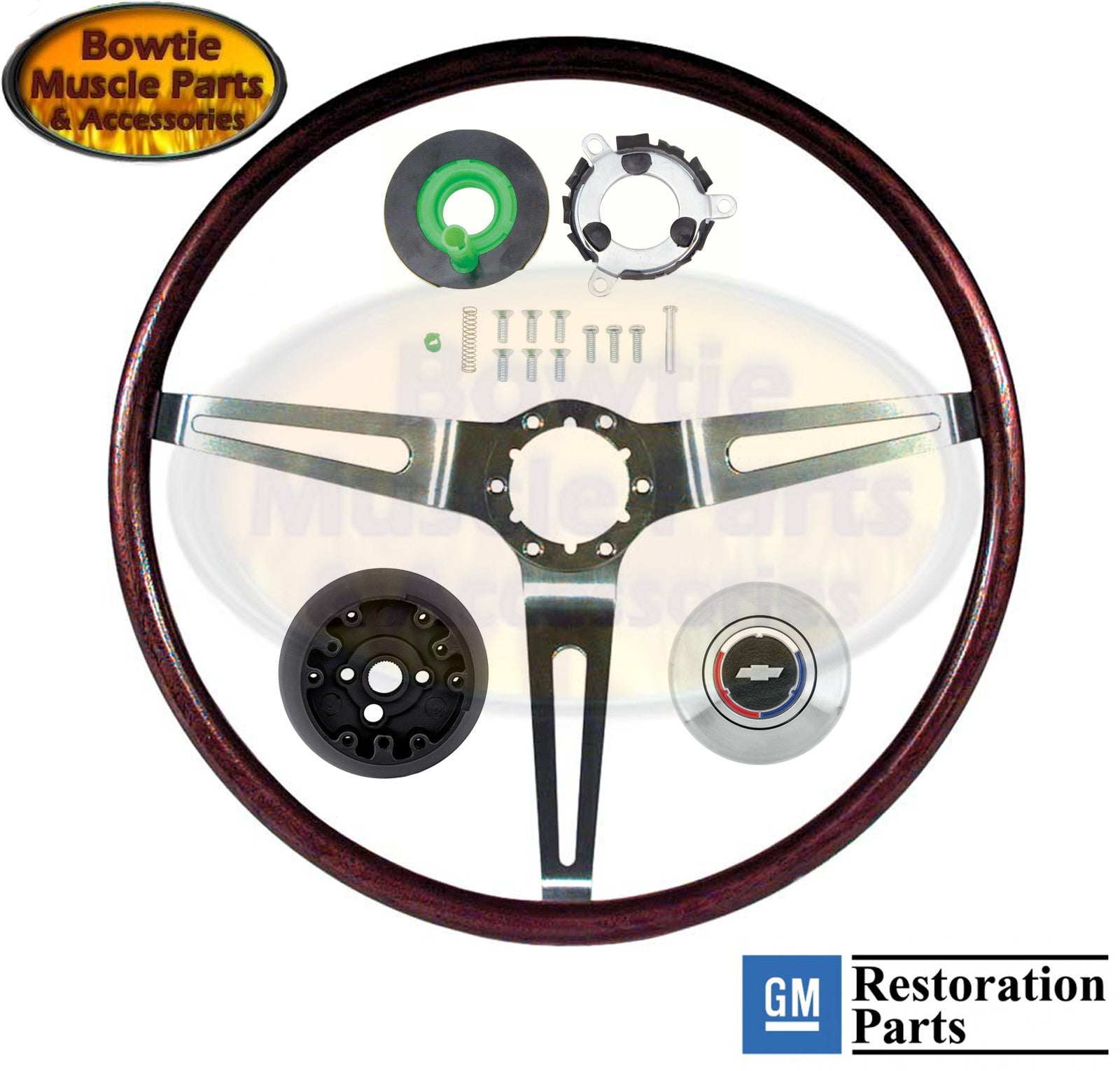 Hub And Horn Contact Set 69 Chevelle With Wood Steering Wheel 67 68