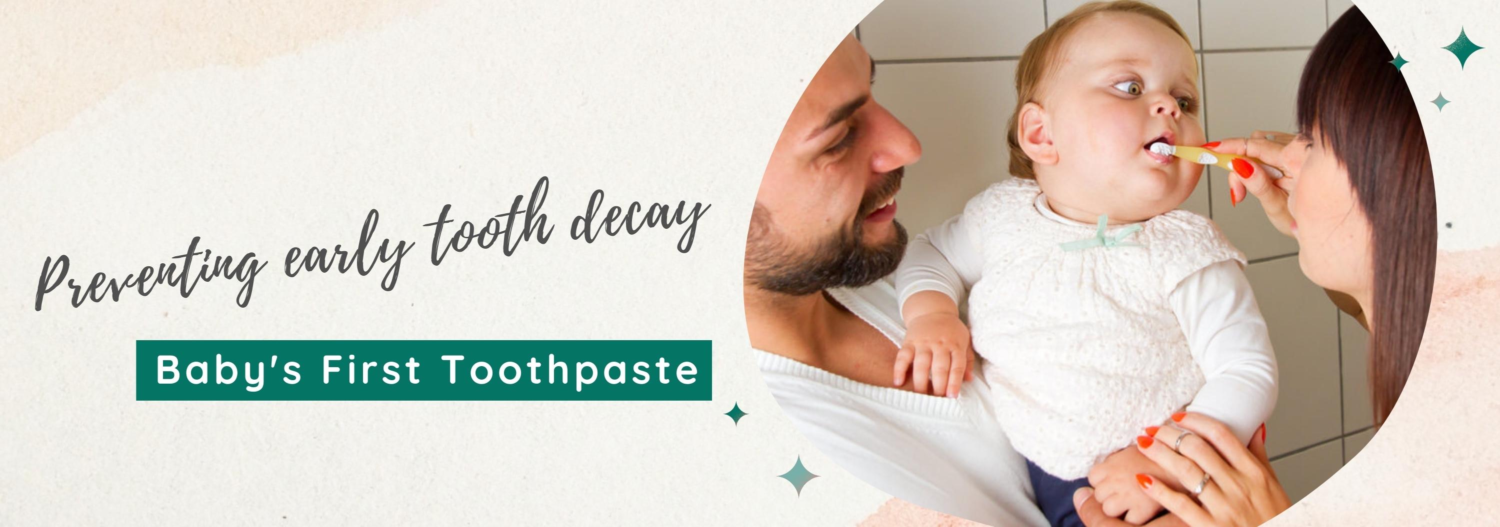 Baby's First Toothpaste | BabynatureCo.com