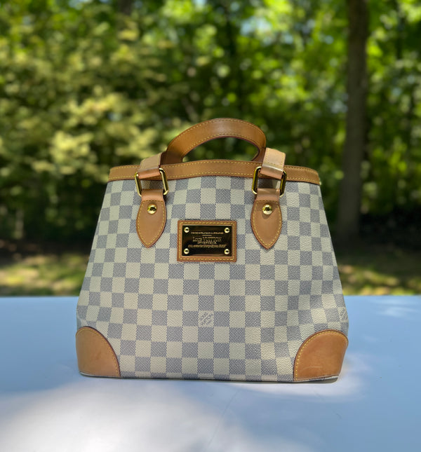 LOUIS VUITTON Jersey Damier Ebene Shoulder Bag Magnolia