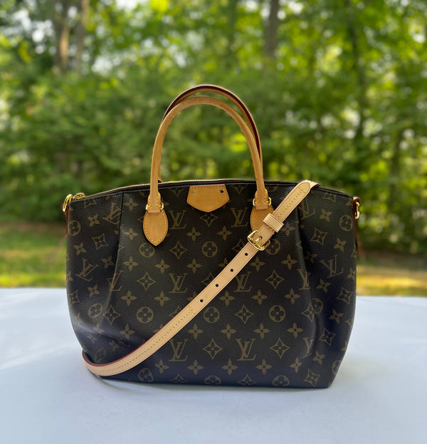 Louis Vuitton Shadow Monogram Danube PM Crossbody Shoulder Handbag