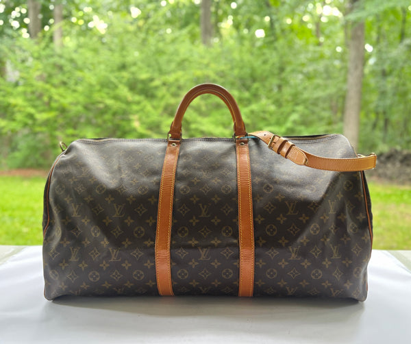 Louis Vuitton Monogram Prism Keepall Bandouliere 50 – Chicago Consignment