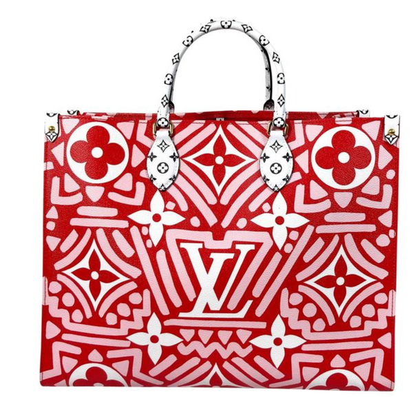 Louis Vuitton OnTheGo Tote Limited Edition Crafty Monogram at 1stDibs   authentic louis vuitton crafty onthego gm tote limited edition monogram w/  box, louis vuitton on the go tote colors, louis vuitton