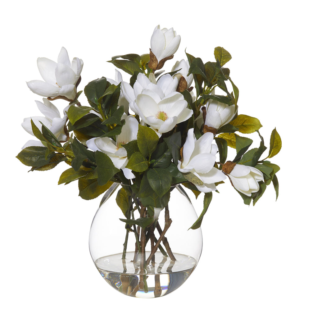Rogue Artificial Flower Arrangement w/ Water White 