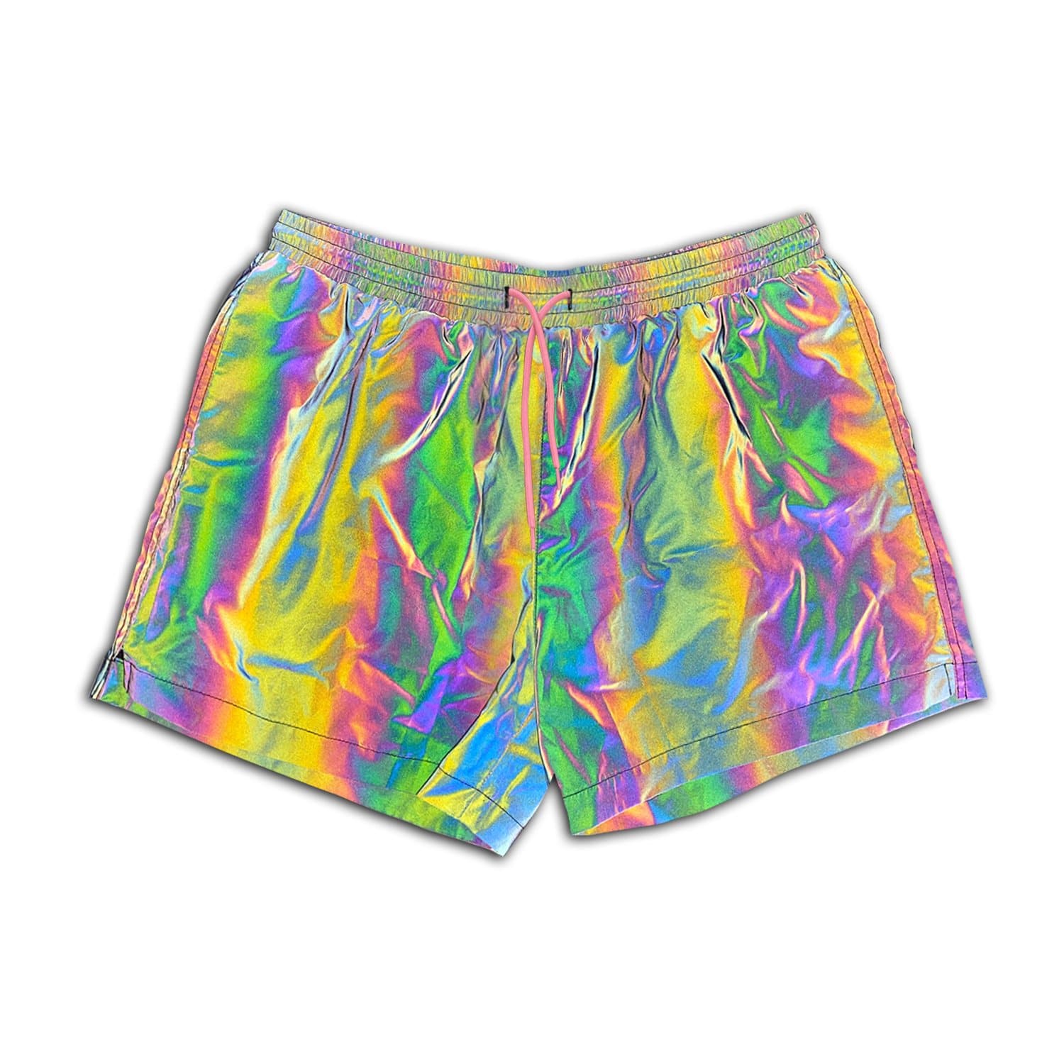 rainbow swim shorts