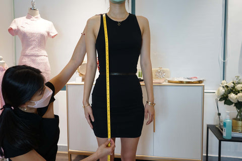 Qipao measurement - Slit height