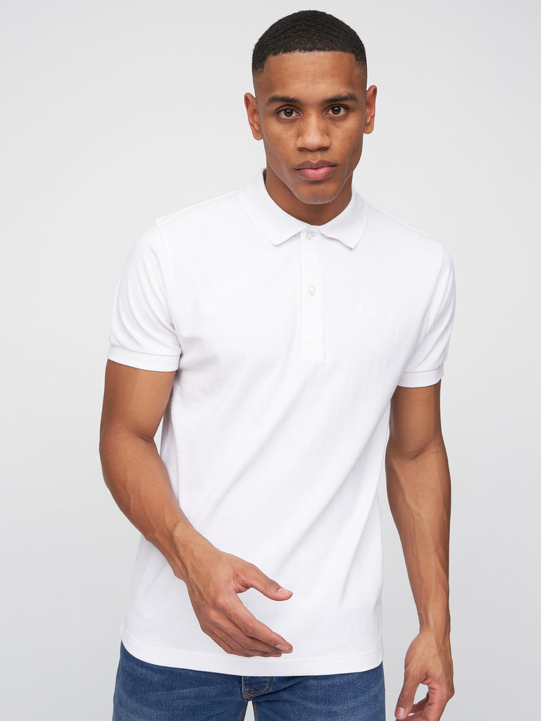 Mens Jantal Polo White – Duck and Cover