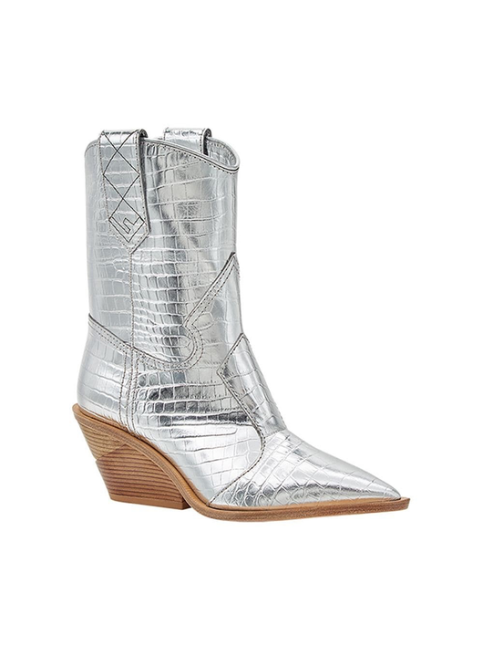 fendi silver cowboy boots