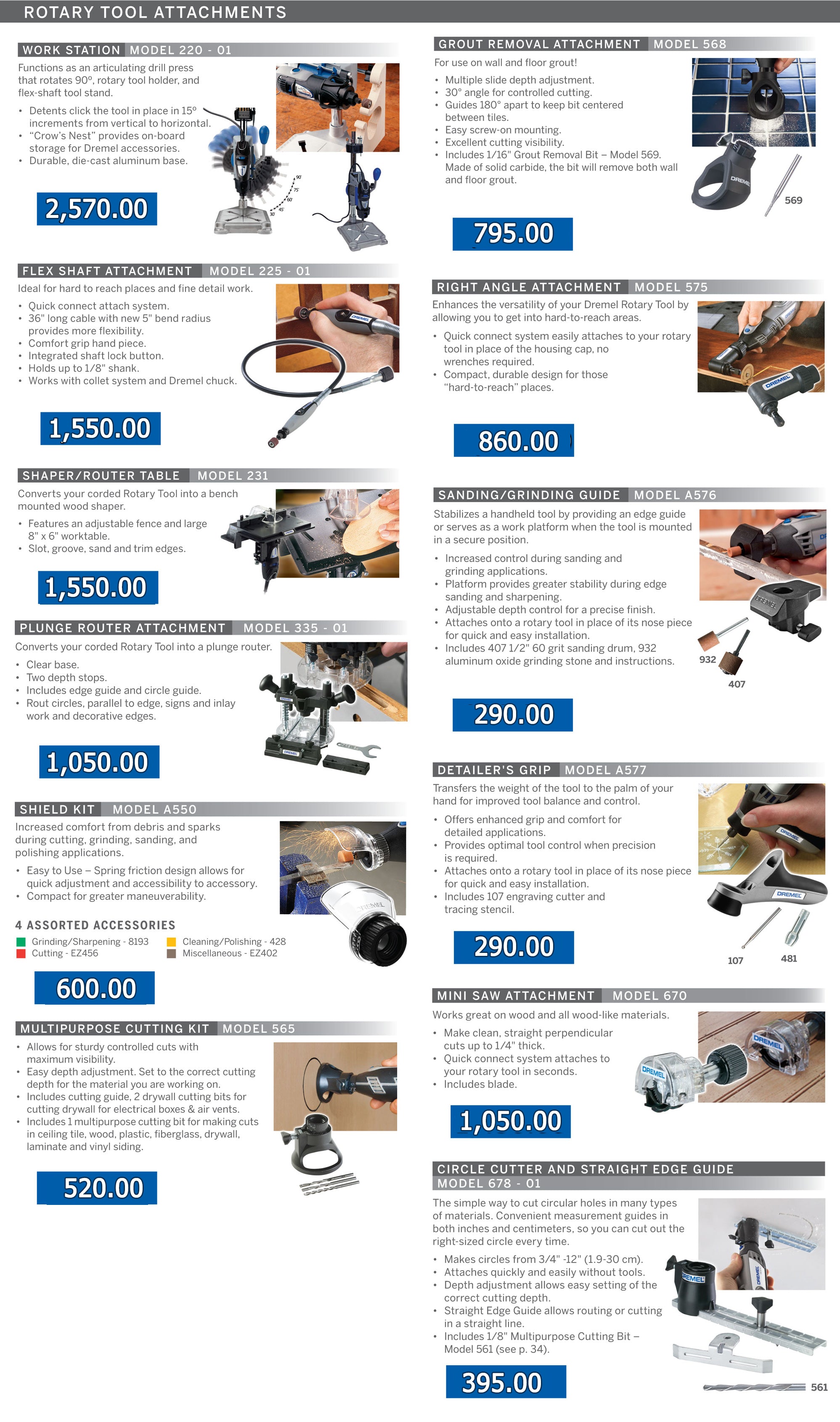 Dremel Accessories Pricelist