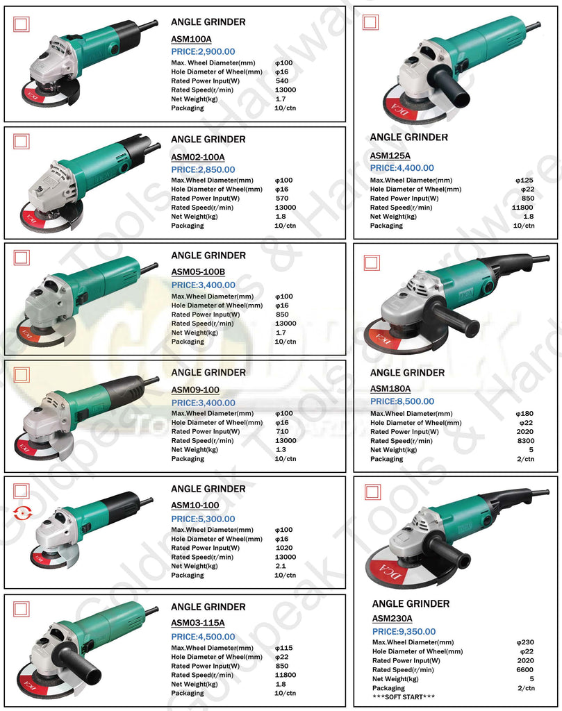 power tools list