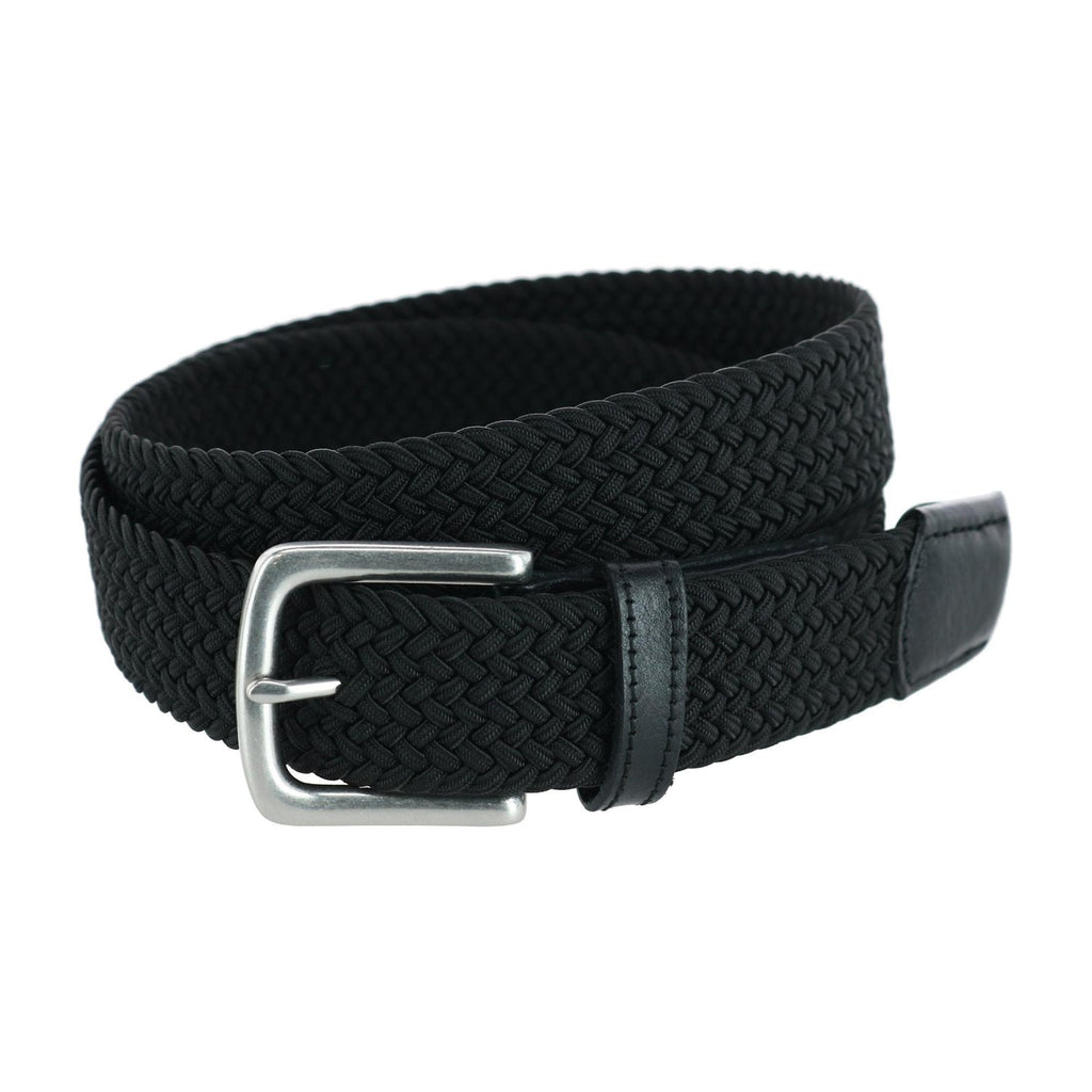 Trafalgar Black Grey Woven Belt