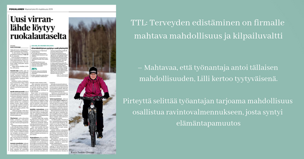 Terveystekoja työpaikoilla – ViaEsca