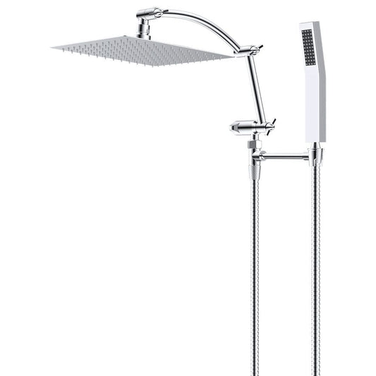 Hibbent All Metal Shower Head,10'' High Pressure Rainfall Shower Head/ —  CHIMIYA