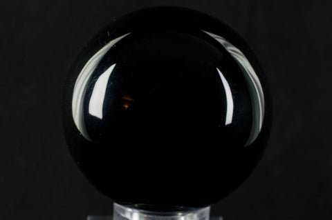 sphere obsidian glossy ob mineral crystal fine