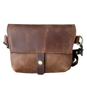 Crazy Horse Genuine Leather Crossbody - The Find Moab