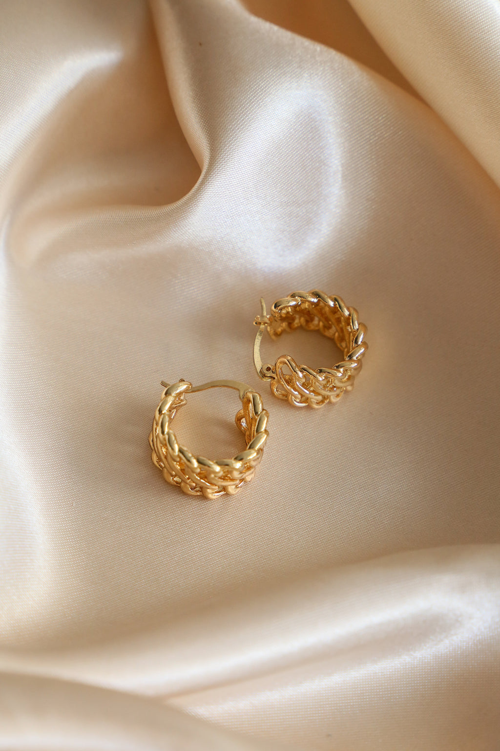 Soleil Hoop Earrings - Boutique Minimaliste