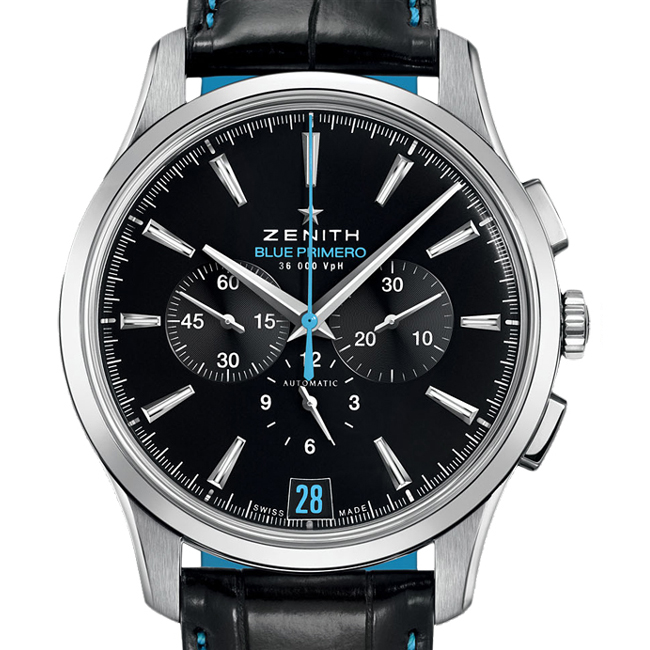 Zenith Blue Primero Limited Edition 36 000 Vph Steel Chronograph Watch Nagi Test