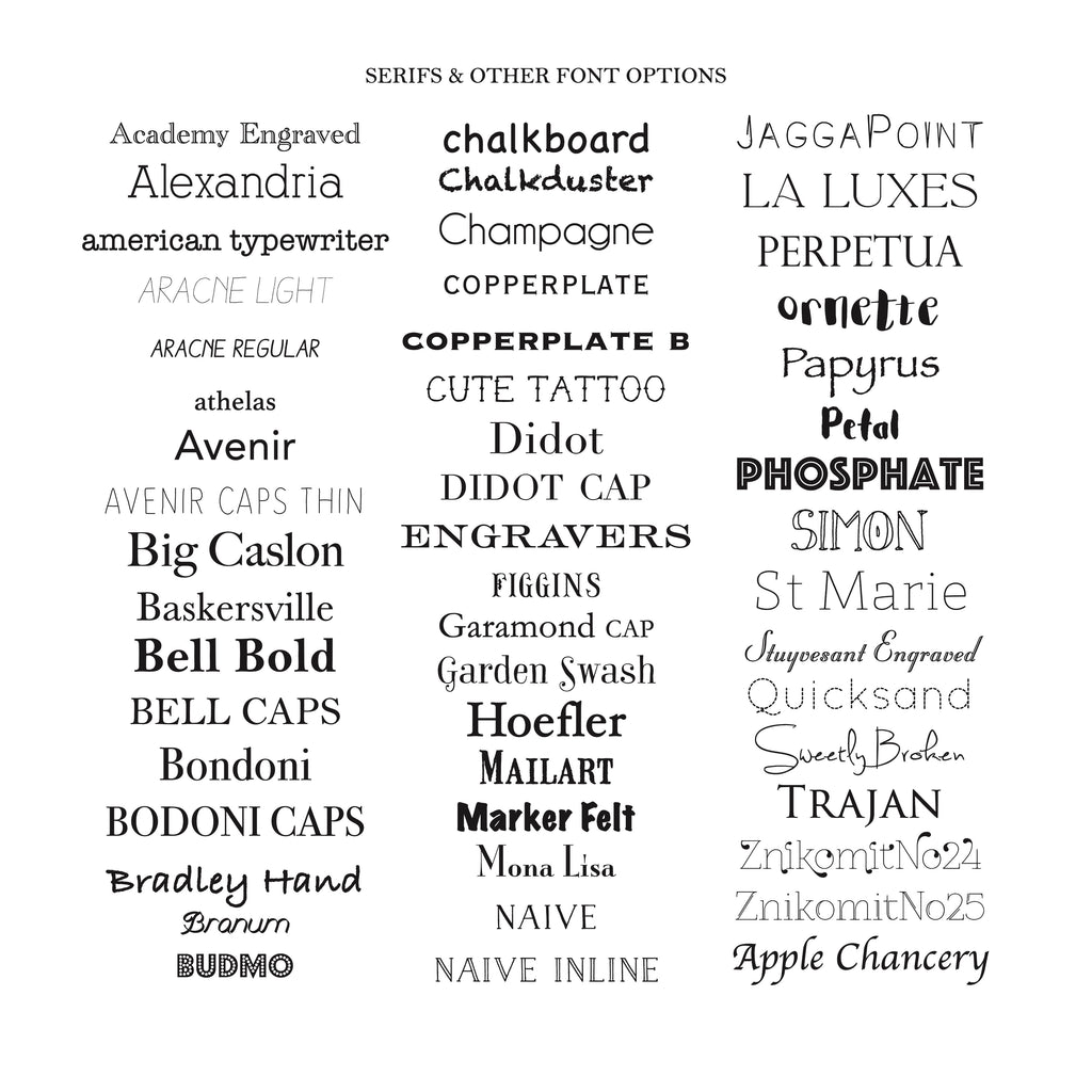 Fonts | KateChambersDesigns