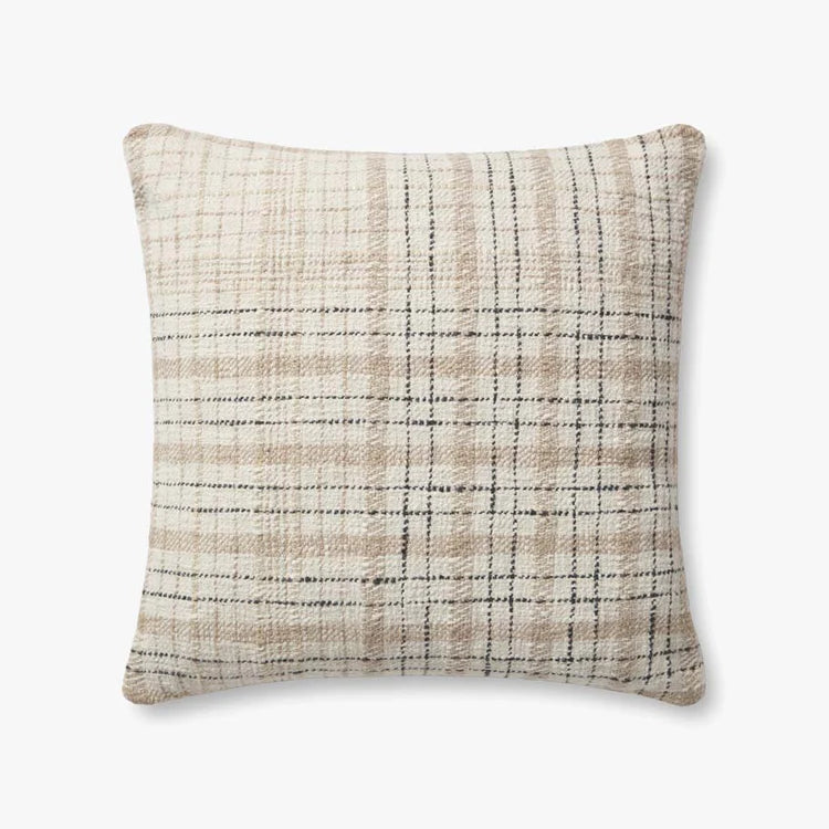 Beige/Black Pillow